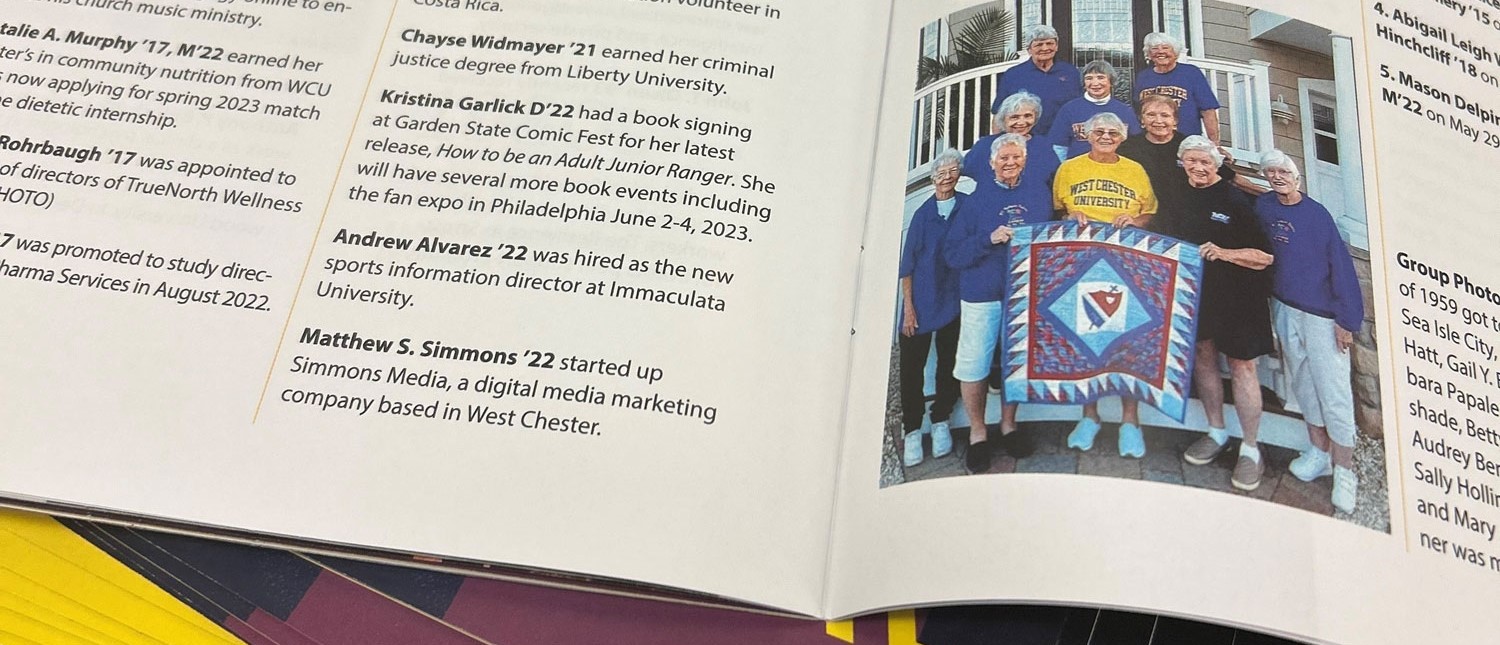 Stack of WCU Magazines
