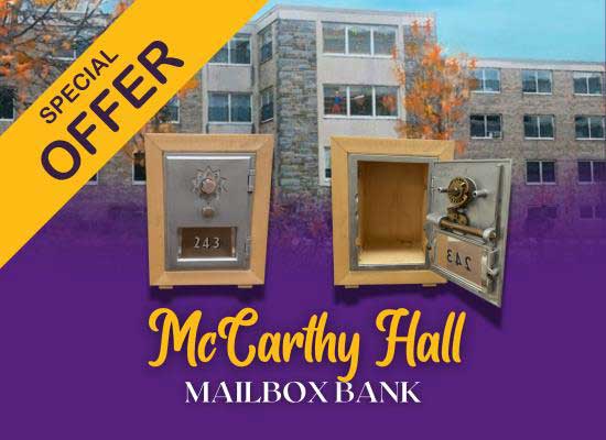 McCarthy Hall Mailbox Bank Special Offer
