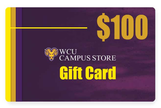 $100 WCU Campus Store Gift Card