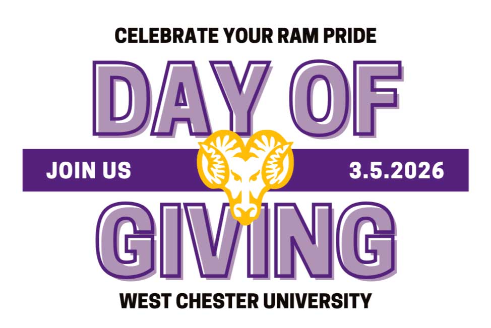 Celebrate Your Ram Pride - Day of Giving - West Chester University